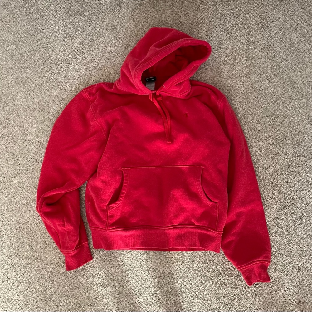 Red Champion Hoodie (M)